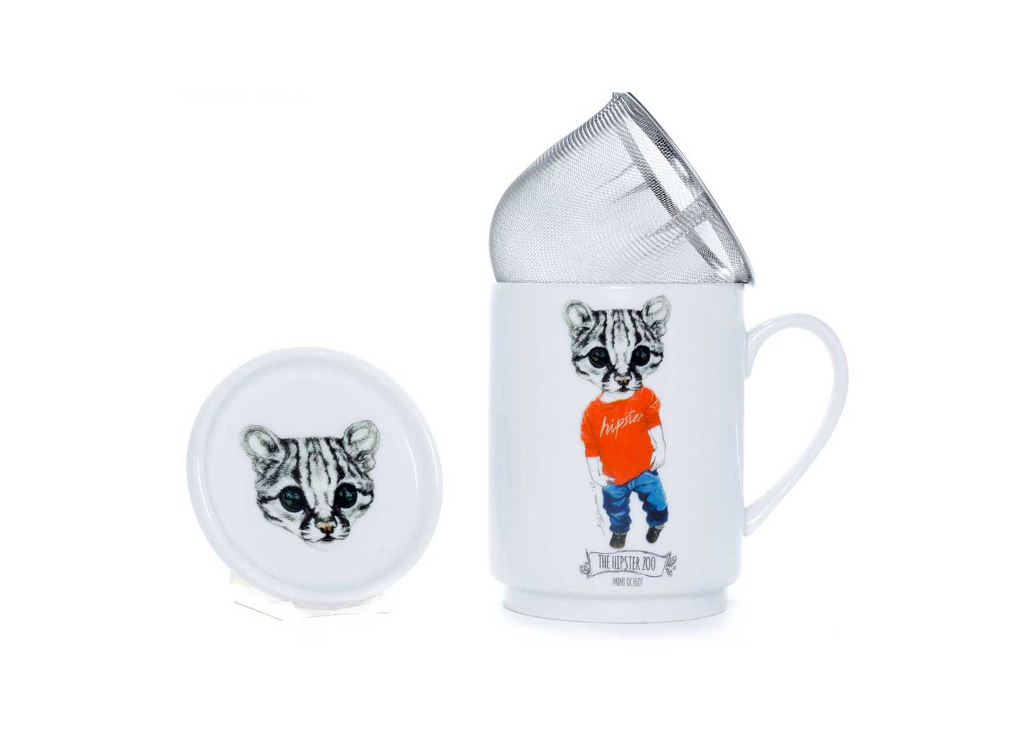 la cija Taza de Té Mini Ocelot