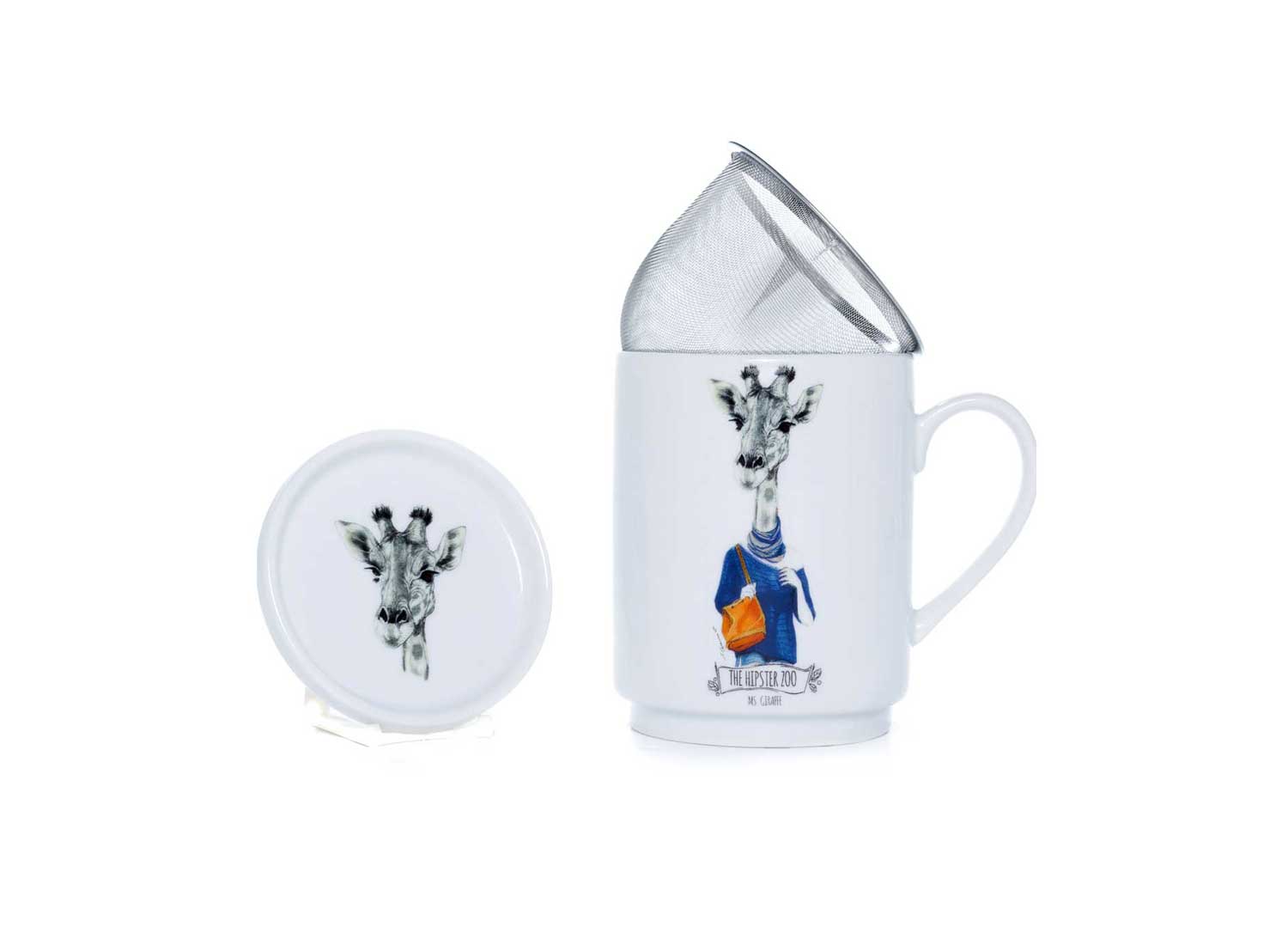 la cija Taza de Té Ms Giraffe