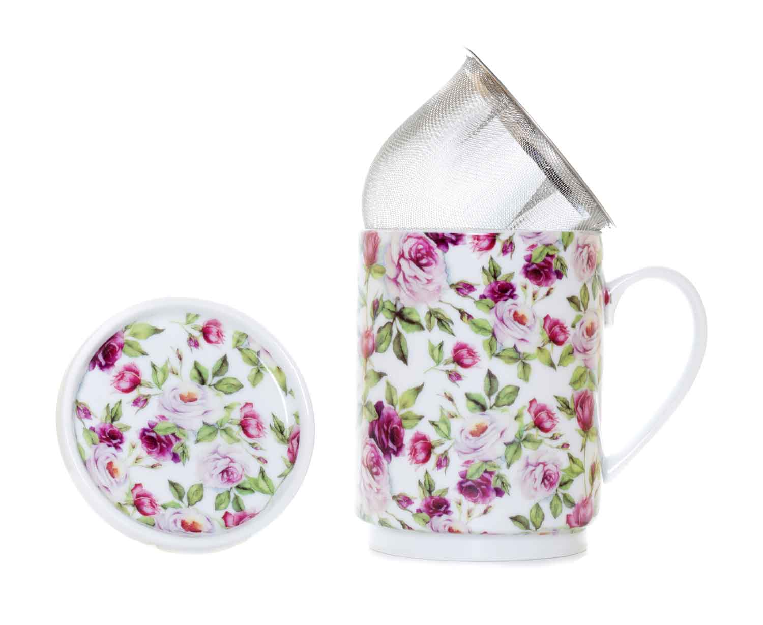 la cija Taza de Té Rose Garden