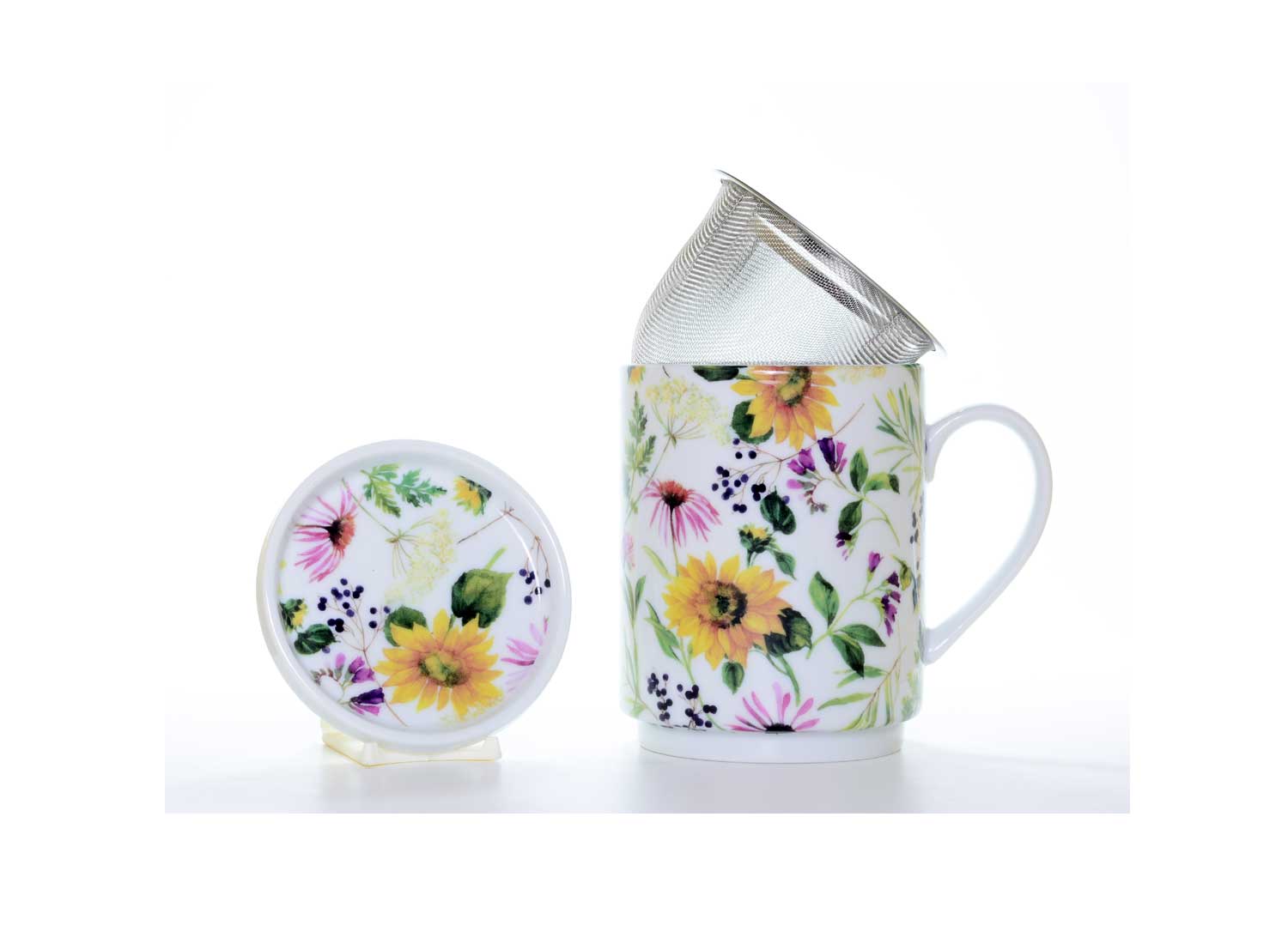la cija Taza de Té Sunflowers