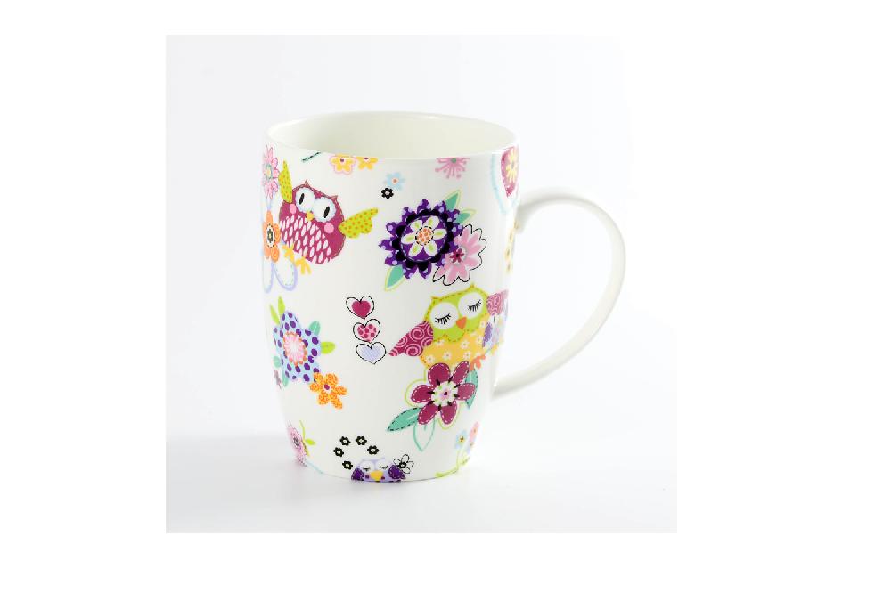 la cija Taza desayuno Aliya 460ml. Búhos