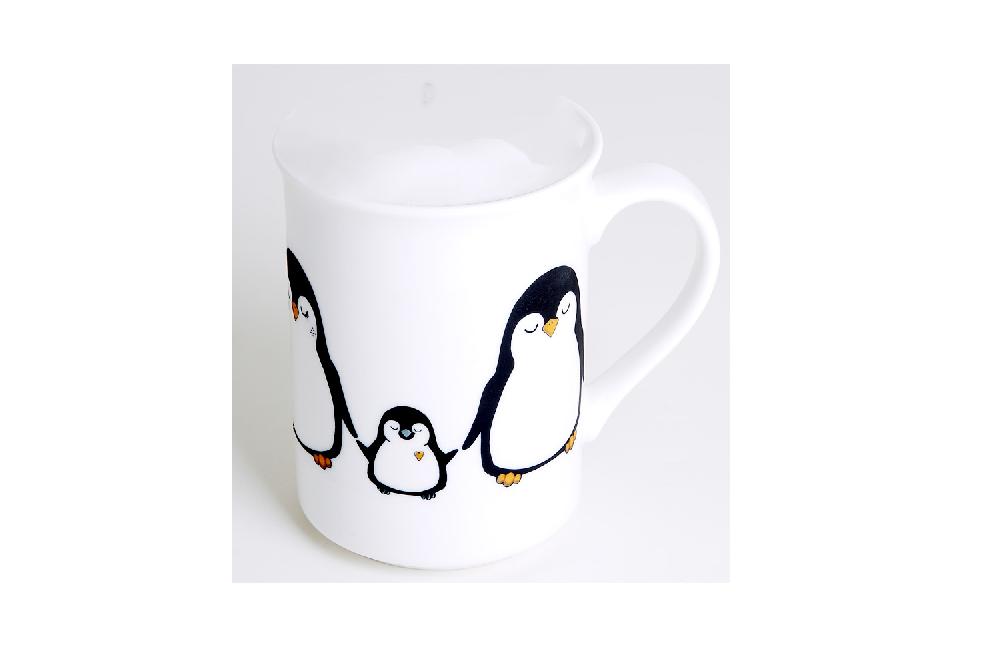 la cija Taza Mug Navia Familia Pingüinos