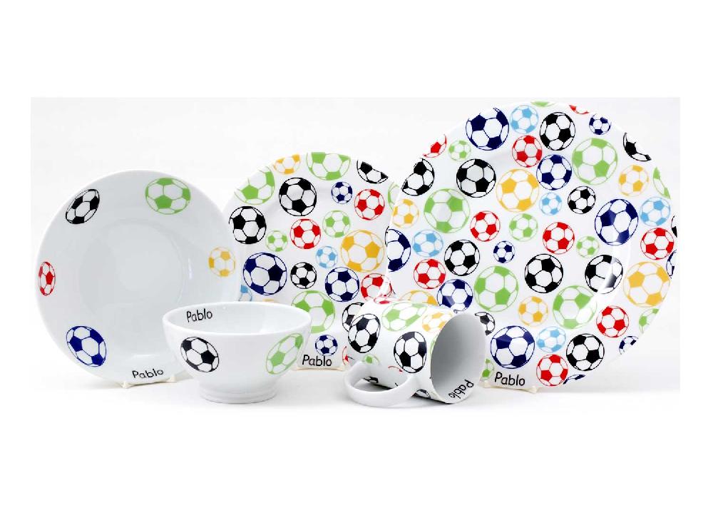 la cija Vajilla Infantil Balones