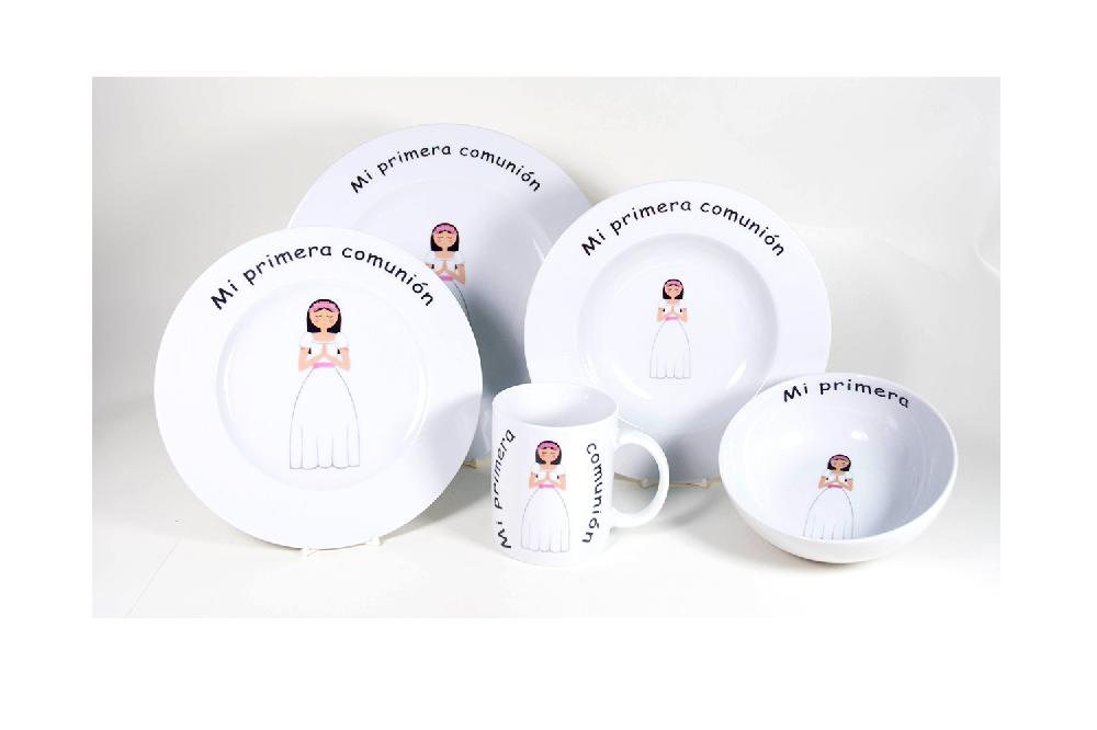 la cija Vajilla Infantil Comunión