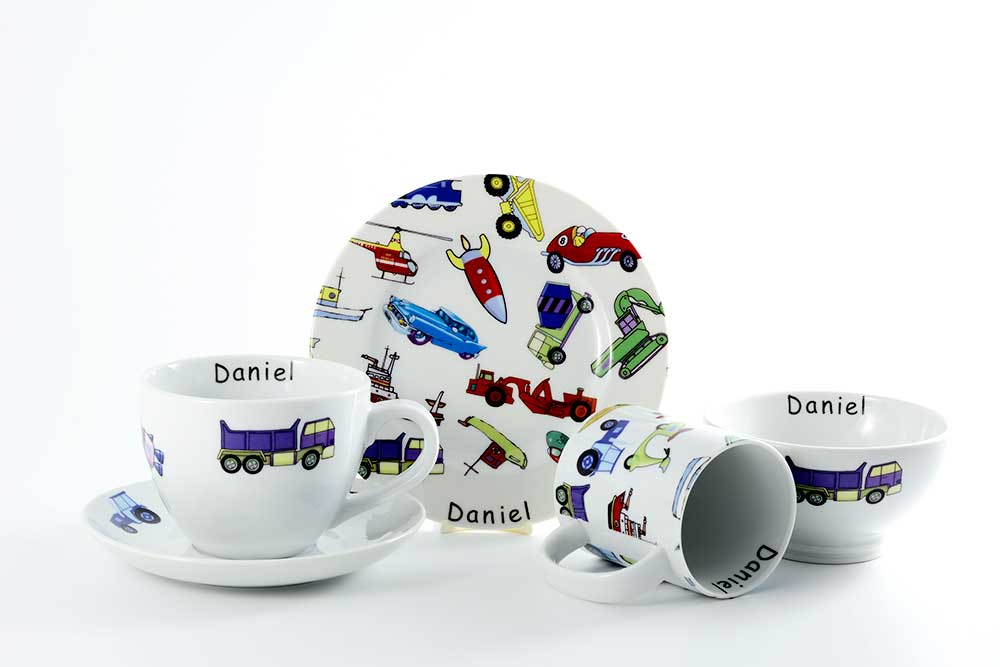 la cija Vajilla Infantil Transporte