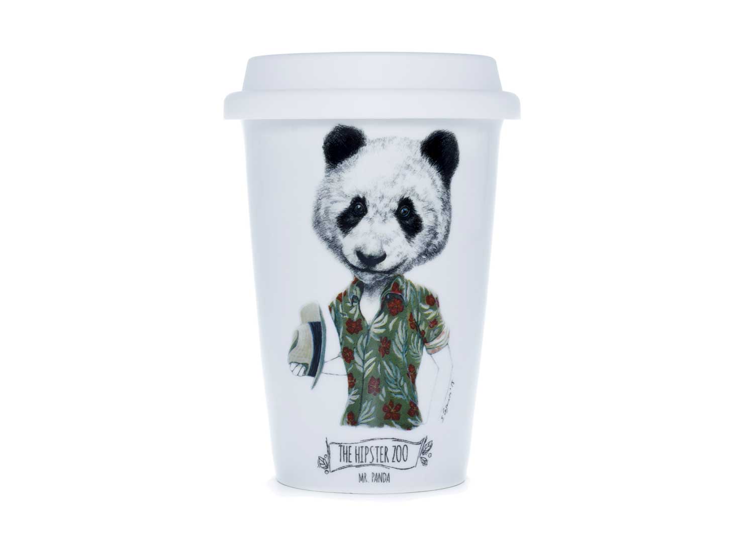la cija Vaso Americano 400ml. Mr. Panda
