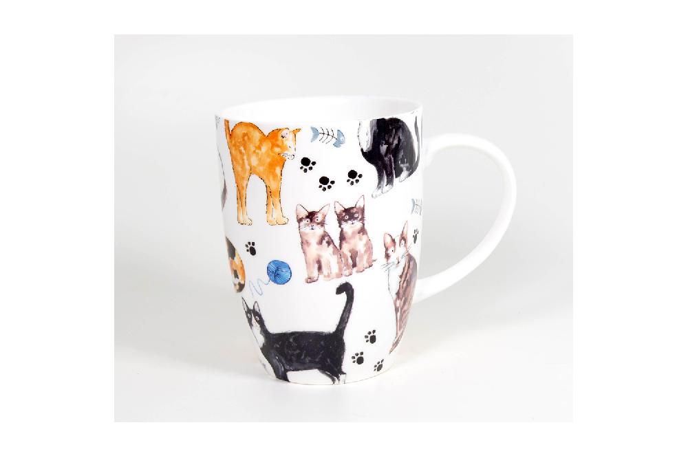 la cija Taza desayuno Aliya 460ml. Gatos o Perros Tapiz