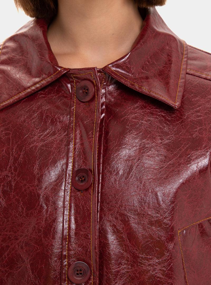 Laagam ALEXA BURGUNDY JACKET