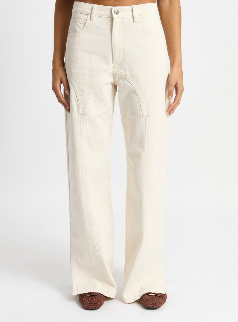 laagam DE-NIMES ECRU JEANS