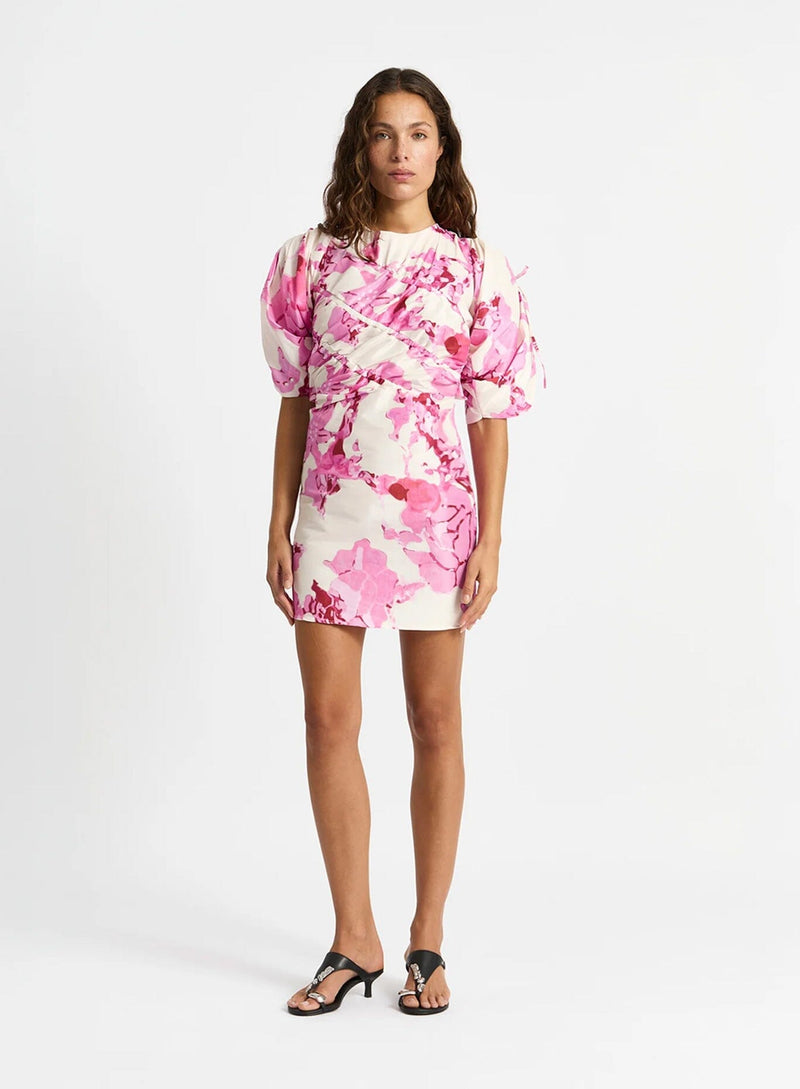 laagam IDUNA FLORA SHORT DRESS