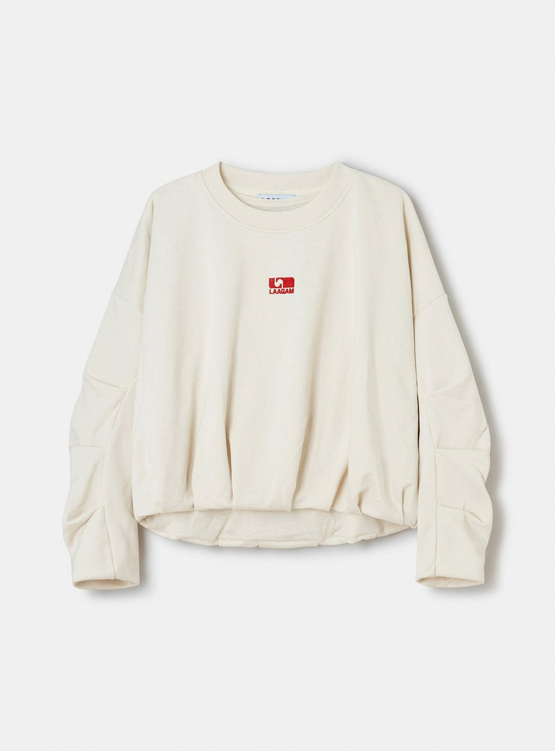 laagam KELLY ECRU SWEATSHIRT