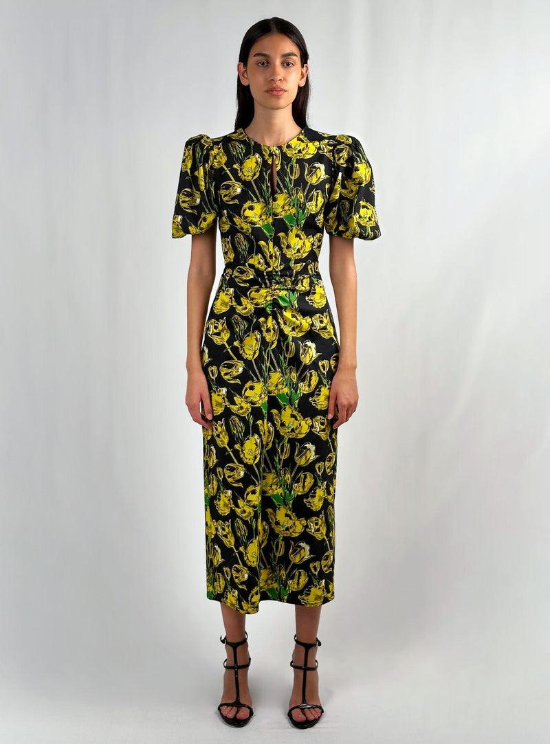 laagam PROVENCE TULIPA MIDI DRESS