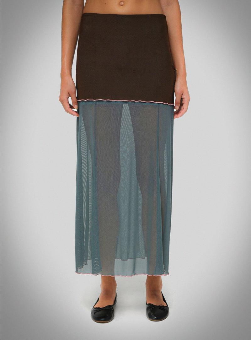 laagam SOFIA TULLE LONG SKIRT