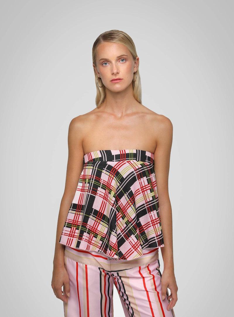 laagam WALDORF STRAPLESS TOP