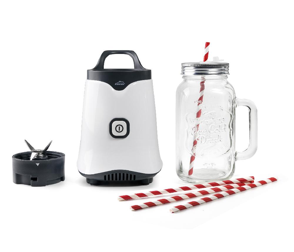 Lacor Batidora Individual Mix&Go Con Jarra De Cristal