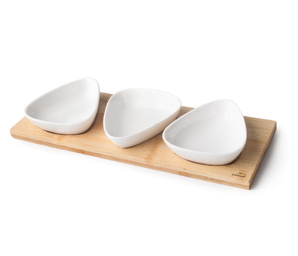 lacor Bandeja 3 cuencos Drop