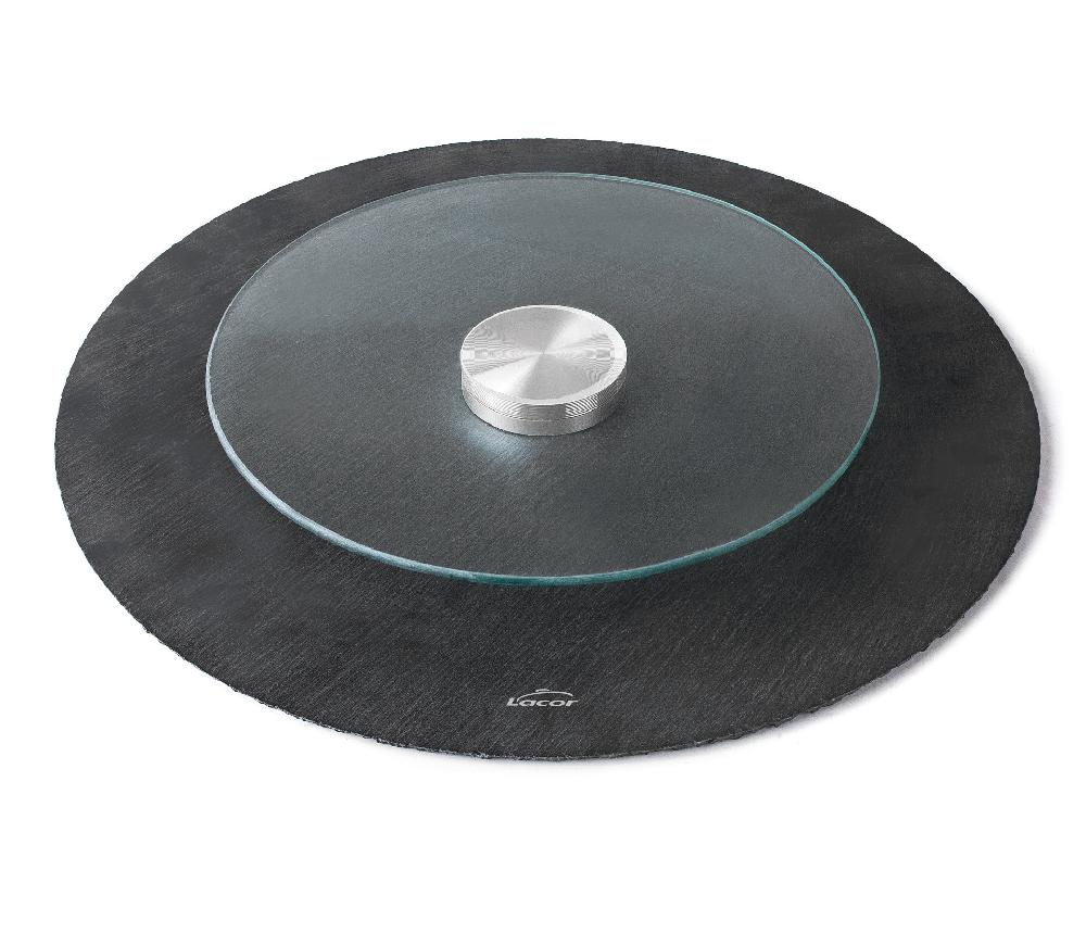 Lacor Bandeja Pizarra Natural Giratoria