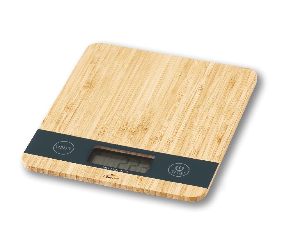 lacor Báscula de cocina Bamboo