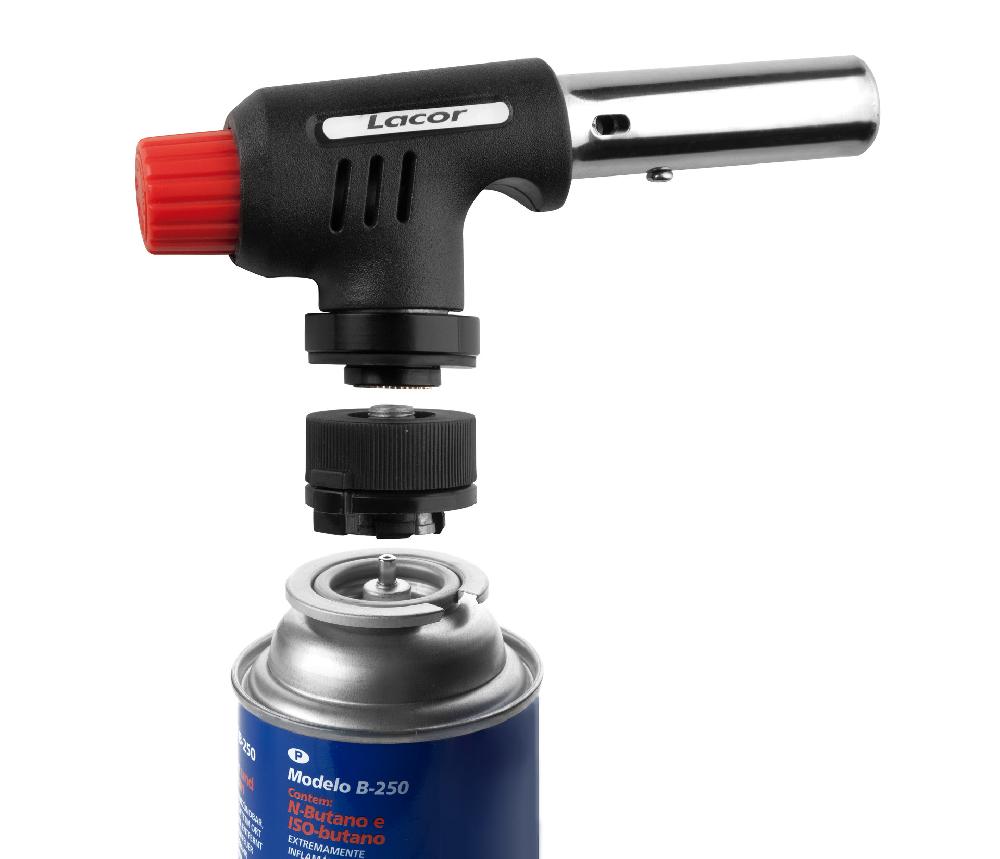 Lacor Cabezal Soplete De Gas + Adaptador Profesional