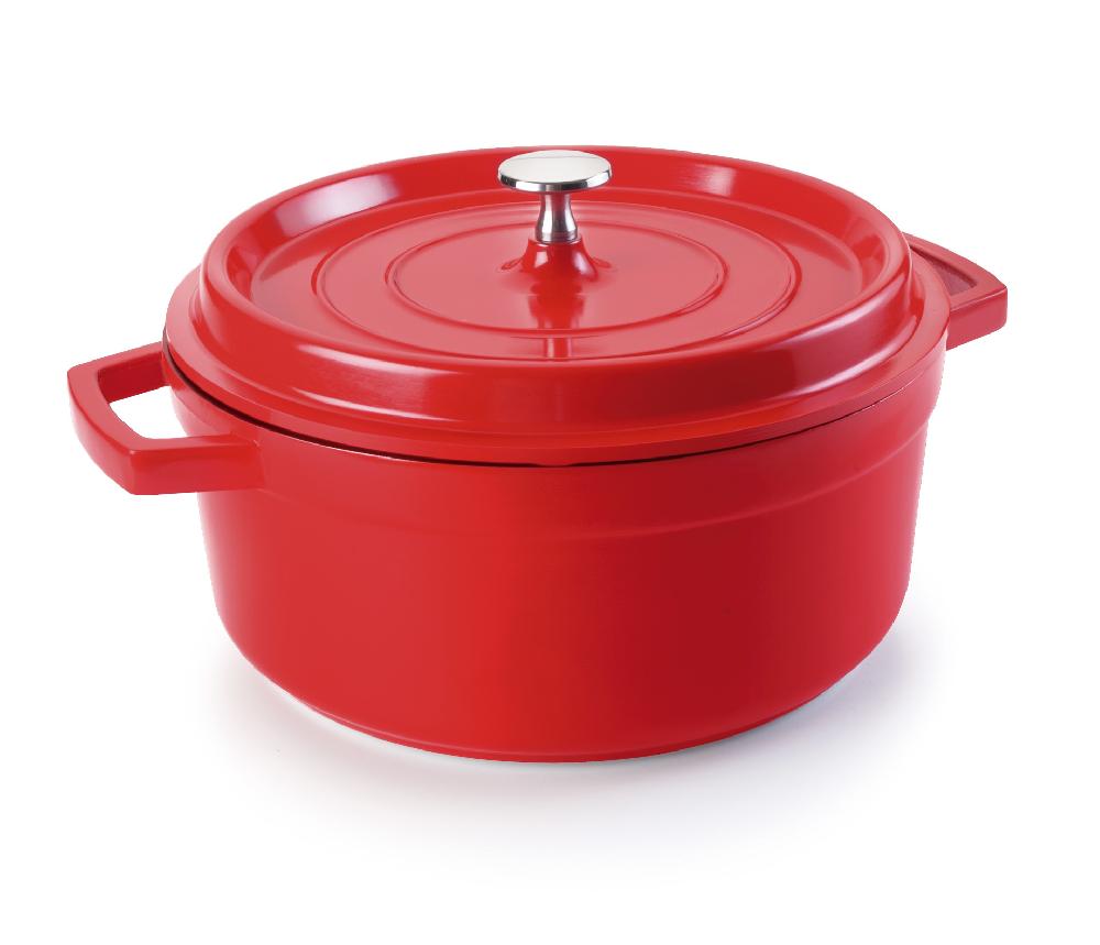 lacor Cacerola con tapa roja Cocotte