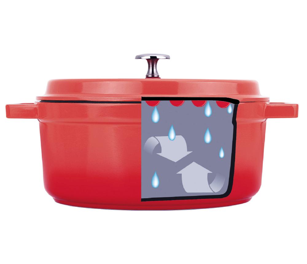 Lacor Cacerola Con Tapa Roja Mini Cocotte