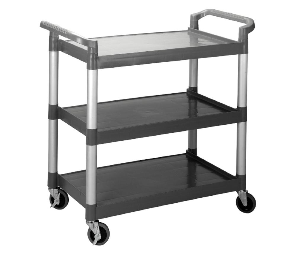 lacor Carro de servicio 3 bandejas Black