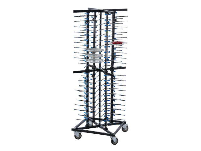 Lacor Carro Portaplatos Black