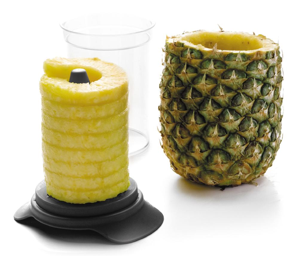 Lacor Juego Cortador Y Pelador De Piña Con Base
