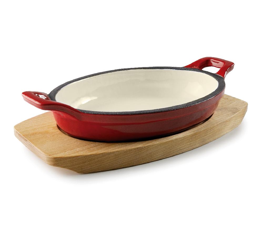 lacor Mini cacerola oval Magma red