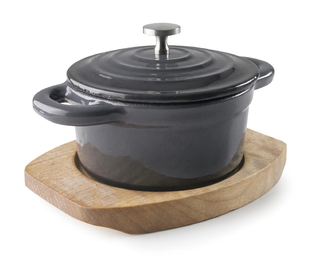 lacor Mini cacerola redonda con tapa Magma grey