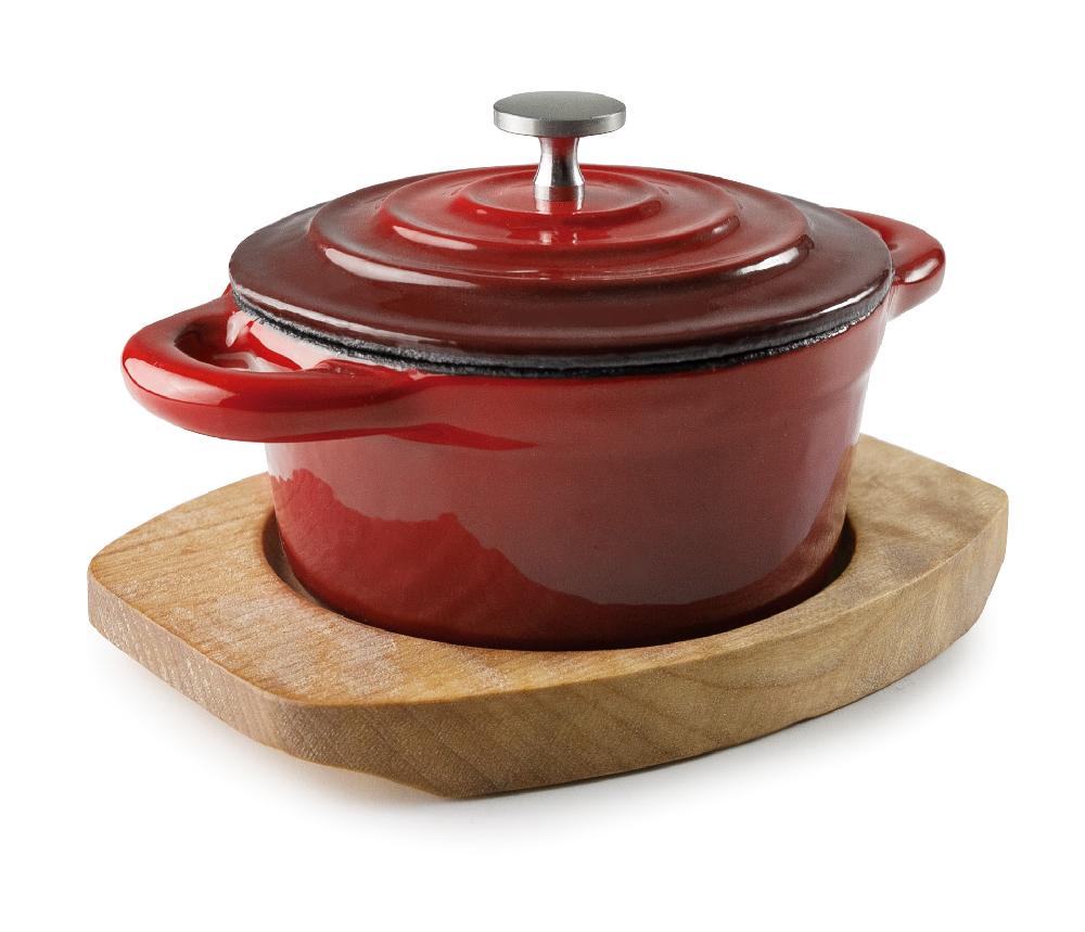 lacor Mini cacerola redonda con tapa Magma red