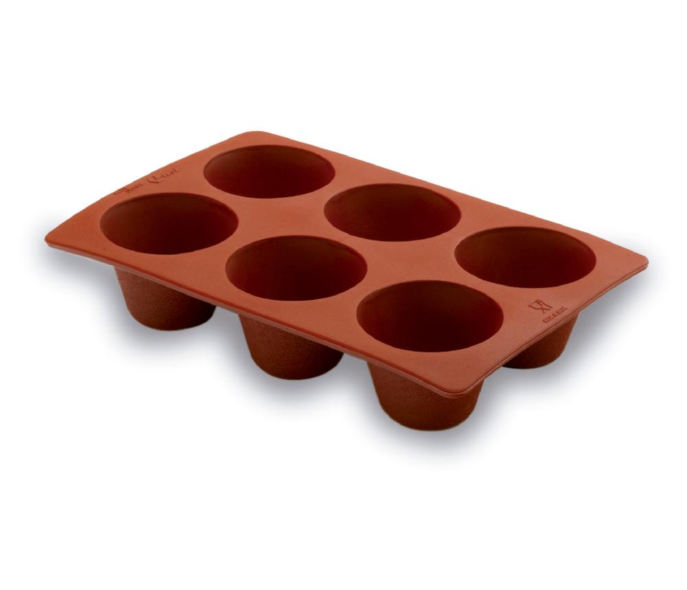 lacor Molde flan 6 cavidades Pastryflex