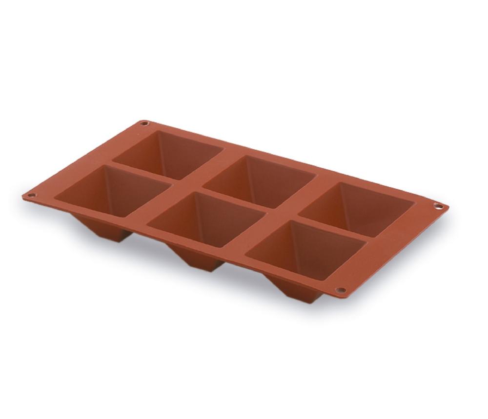 lacor Molde pirámide 6 cavidades Pastryflex