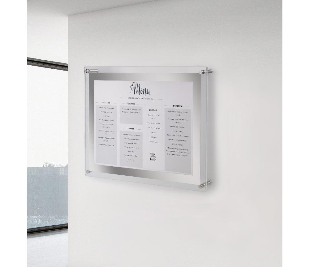 Lacor Portamenú Acrílico