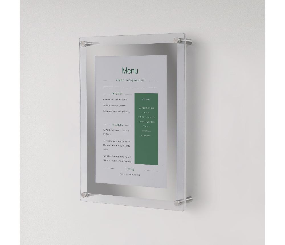 Lacor Portamenú Acrílico