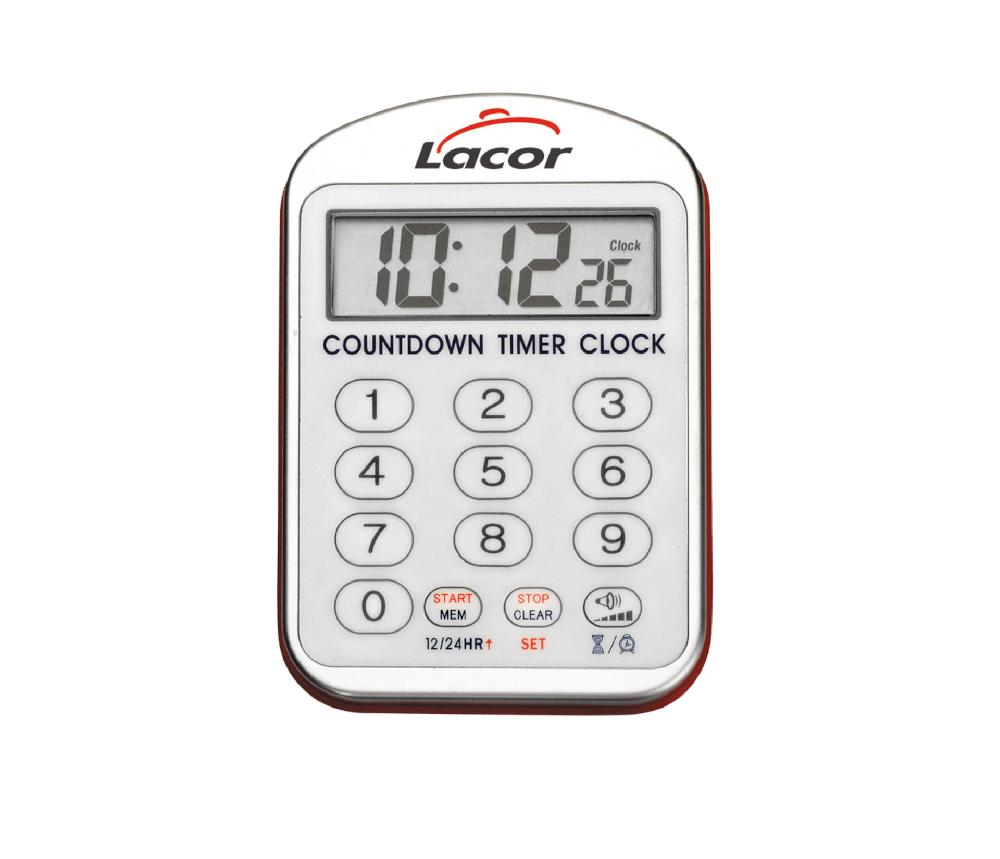 lacor Reloj temporizador de cocina Temp