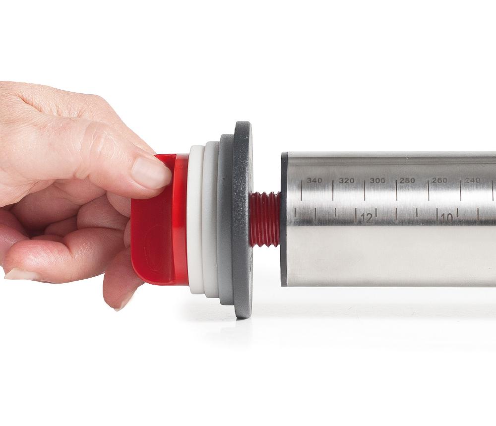 Lacor Rodillo Para Amasar Con Anillas Inox