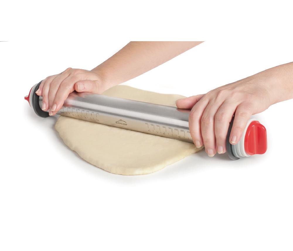 Lacor Rodillo Para Amasar Con Anillas Inox