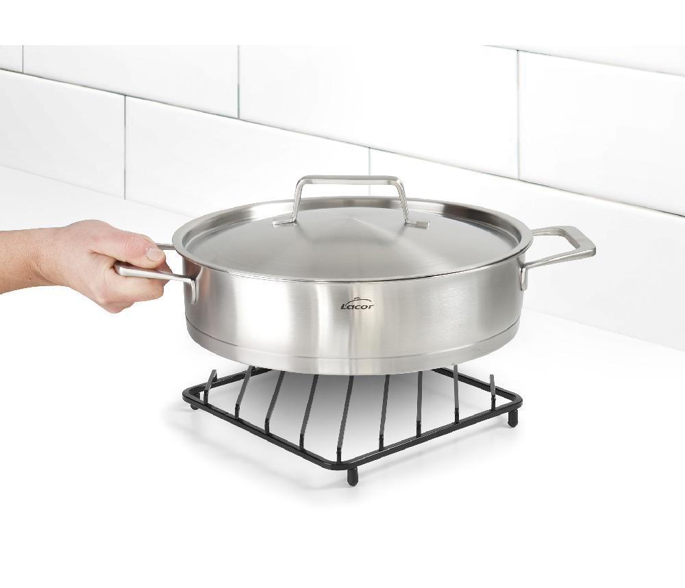 Lacor Salvamantel Cuadrado Black