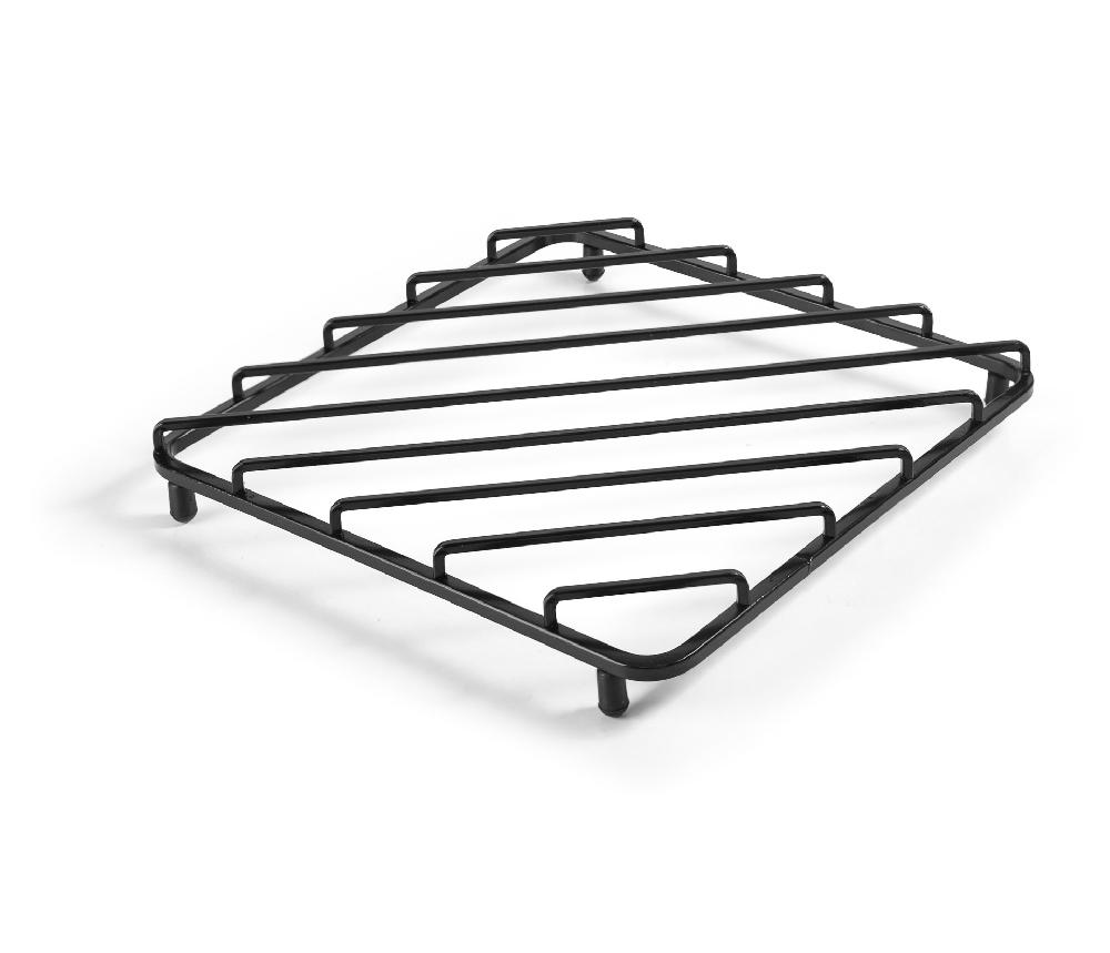 lacor Salvamantel cuadrado Black