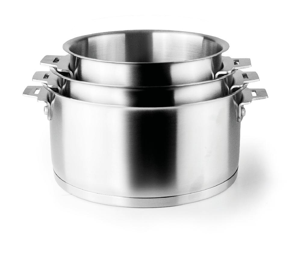 lacor Set 3 cazos + mango Combi