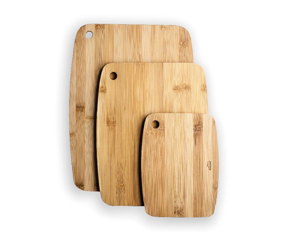 lacor Set 3 tablas de corte Bambú