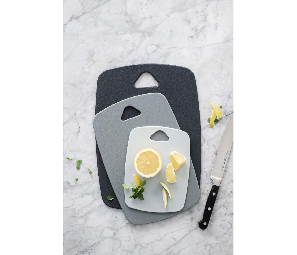 Lacor Set 3 Tablas De Corte Grey