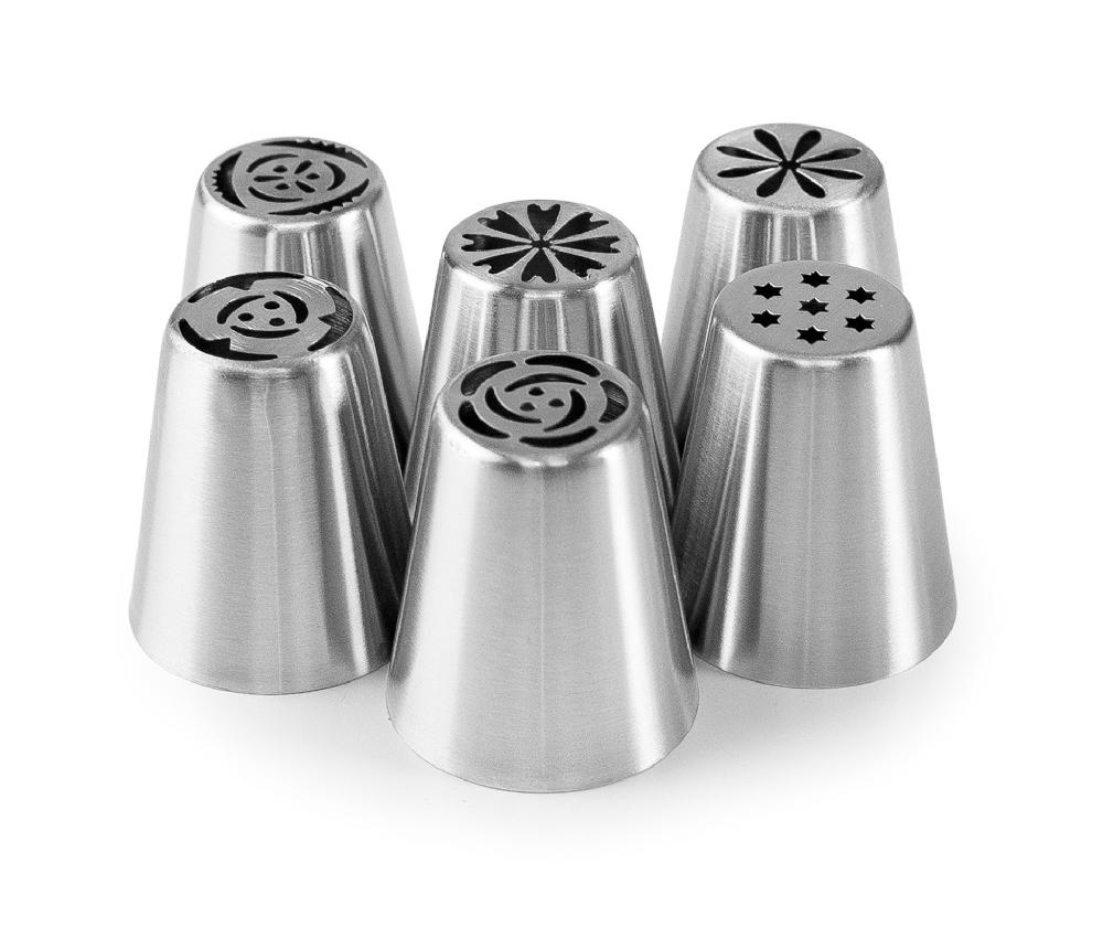 lacor Set 6 boquillas rusas