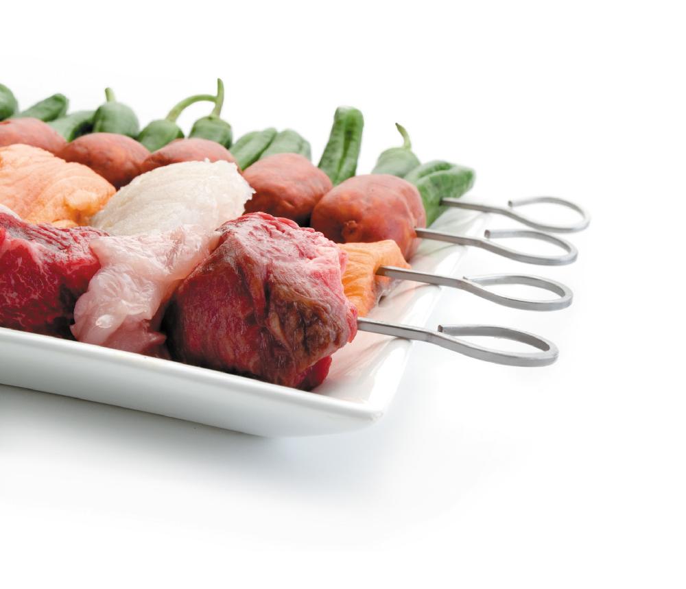 Lacor Set 6 Pinchos Morunos Inox