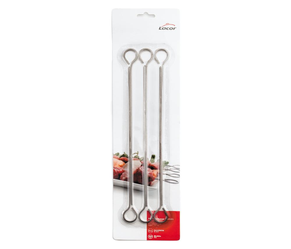 lacor Set 6 pinchos morunos Inox