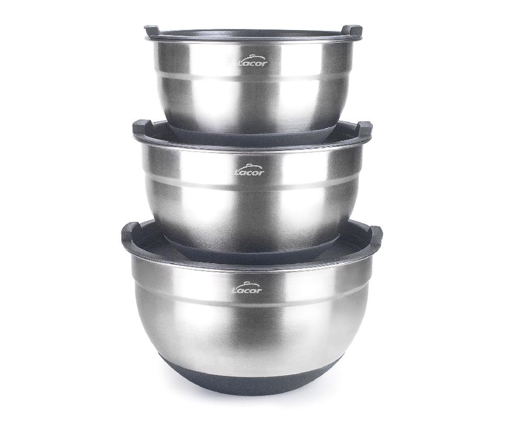 lacor Set de 3 boles Inox