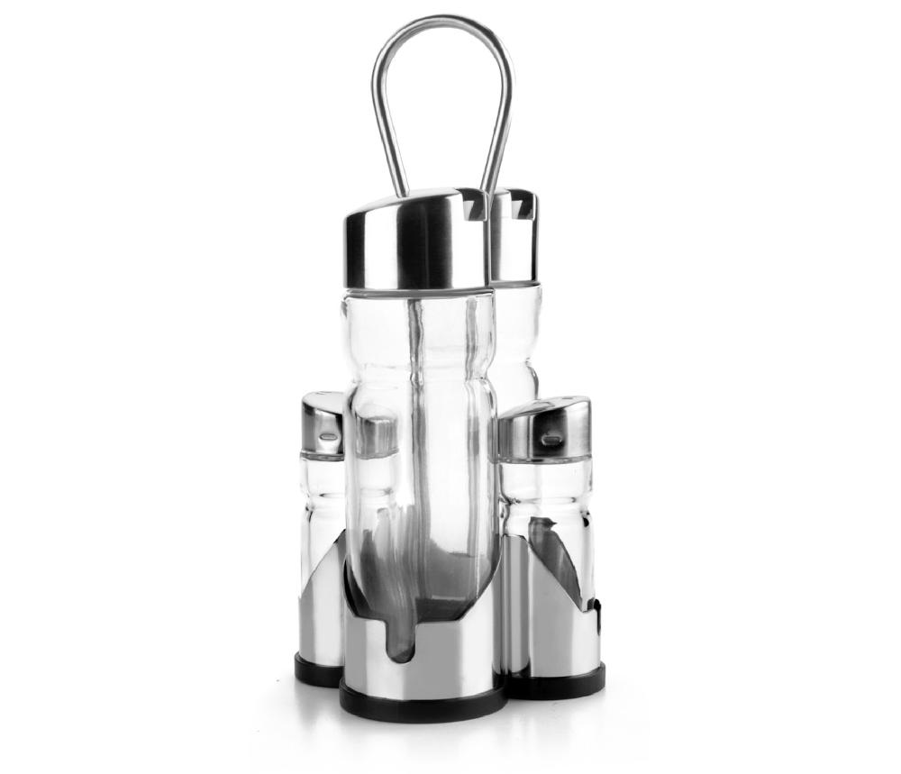 lacor Set de 4 piezas aceitera-vinagrera Basic