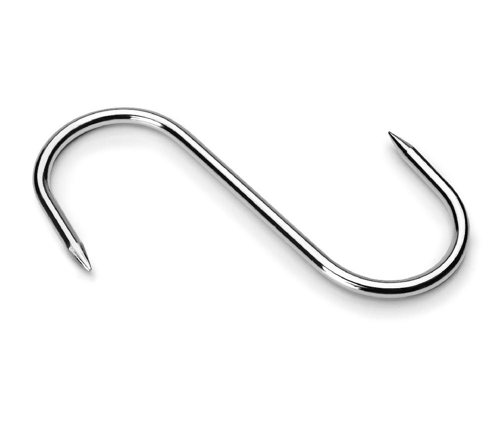 lacor Set de 6 ganchos para carnicero 2 puntas