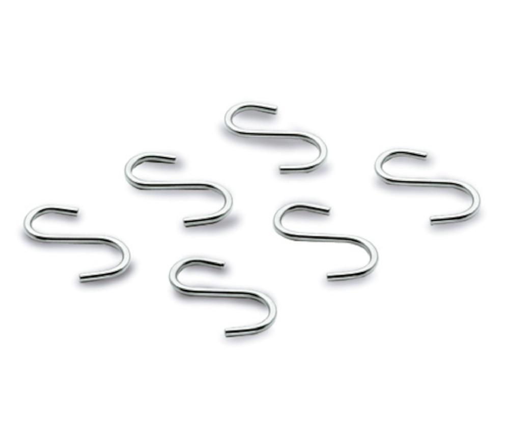 lacor Set de 6 ganchos para el colgador de barra